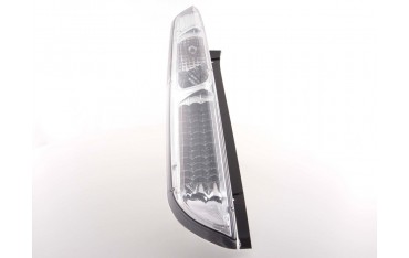 LED taillights set Ford Focus 2 5 door 04 07 chrome