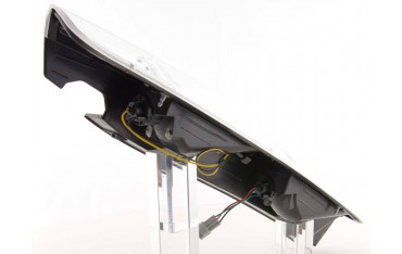 LED taillights set Ford Focus 2 5 door 04 07 chrome