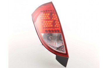 LED taillights set Ford Focus 1 3 5 door 98 04 red