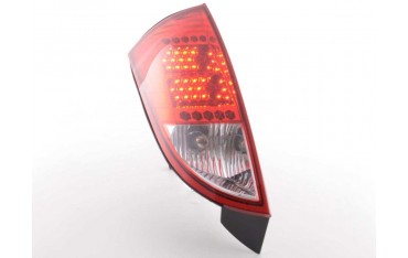 LED taillights set Ford Focus 1 3 5 door 98 04 red