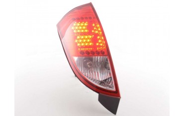 LED taillights set Ford Focus 1 3 5 door 98 04 red