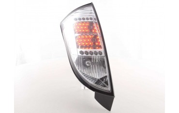 LED taillights set Ford Focus type DAW DBW DFW DNW 98 04 chrome