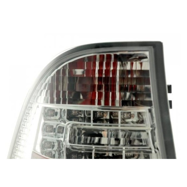 LED taillights set Mercedes M Class type W163 98 05 chrome