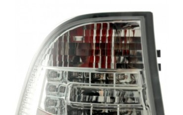 LED taillights set Mercedes M Class type W163 98 05 chrome