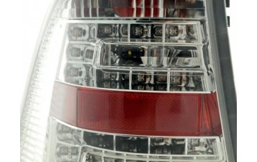 LED taillights set Mercedes M Class type W163 98 05 chrome