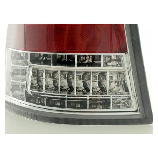 LED taillights set Mercedes M Class type W163 98 05 chrome