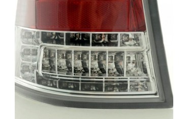 LED taillights set Mercedes M Class type W163 98 05 chrome