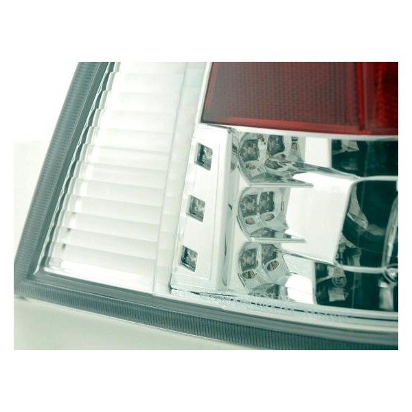 LED taillights set Mercedes M Class type W163 98 05 chrome