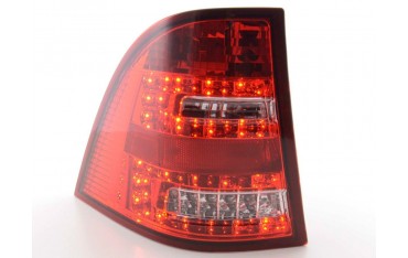 LED taillights set Mercedes M Class type W163 98 05 clear red