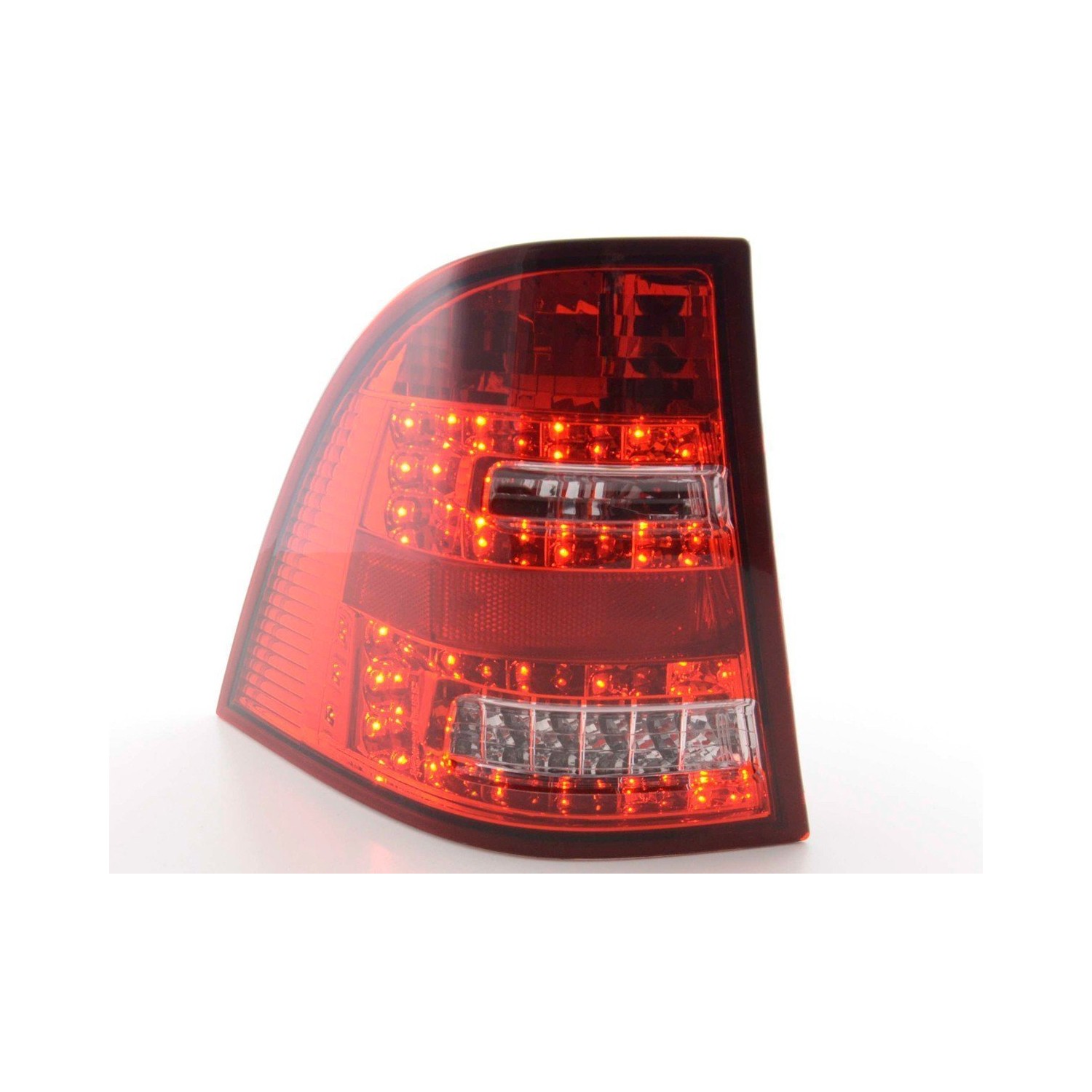 LED taillights set Mercedes M Class type W163 98 05 clear red