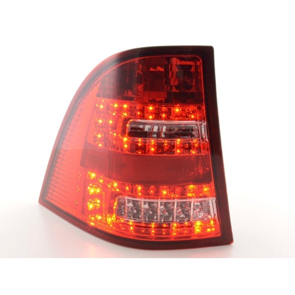 LED taillights set Mercedes M Class type W163 98 05 clear red