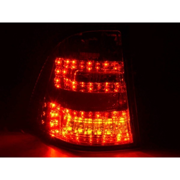 LED taillights set Mercedes M Class type W163 98 05 clear red