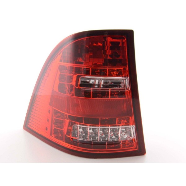 LED taillights set Mercedes M Class type W163 98 05 clear red