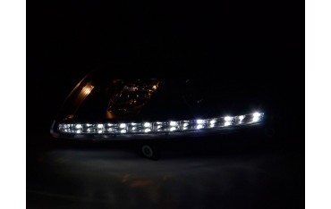 Headlight set Xenon Daylight LED daytime running lights Audi A6 type 4F 04 08 black