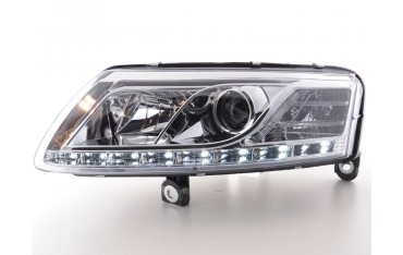 Daylight headlight LED daytime running lights Audi A6 type 4F 04 08 chrome