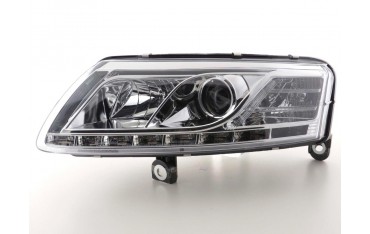 Daylight headlight LED daytime running lights Audi A6 type 4F 04 08 chrome