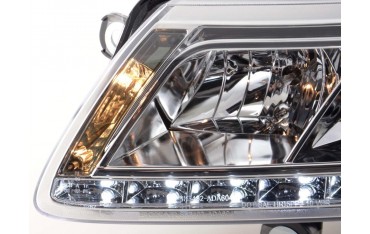 Daylight headlight LED daytime running lights Audi A6 type 4F 04 08 chrome