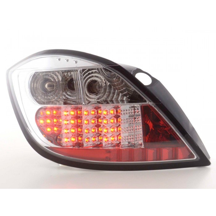 LED taillights set Opel Astra H 5 door 04 chrome