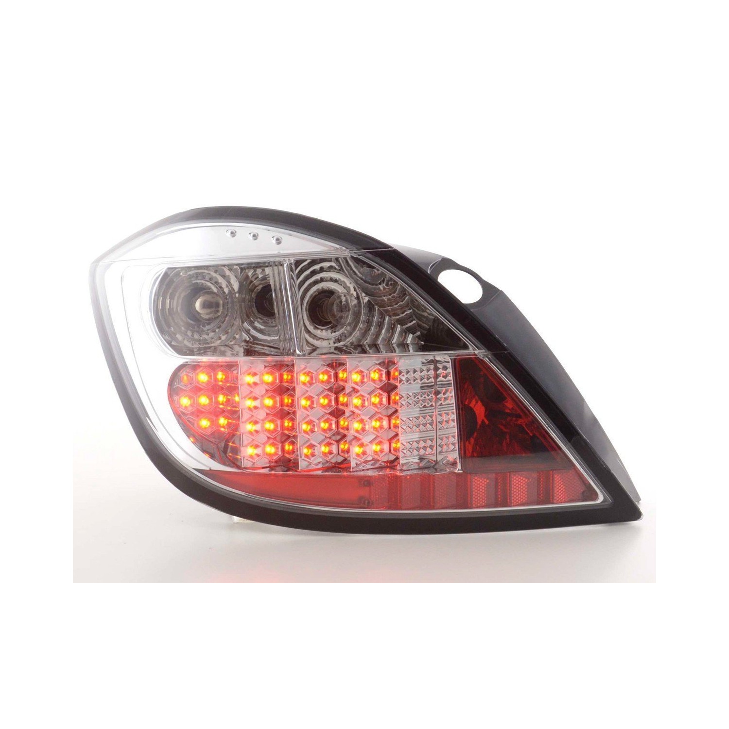 LED taillights set Opel Astra H 5 door 04 chrome
