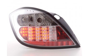 LED taillights set Opel Astra H 5 door 04 chrome