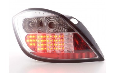 LED taillights set Opel Astra H 5 door 04 chrome