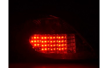 LED taillights set Opel Astra H 5 door 04 chrome