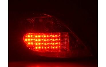 LED taillights set Opel Astra H 5 door 04 chrome