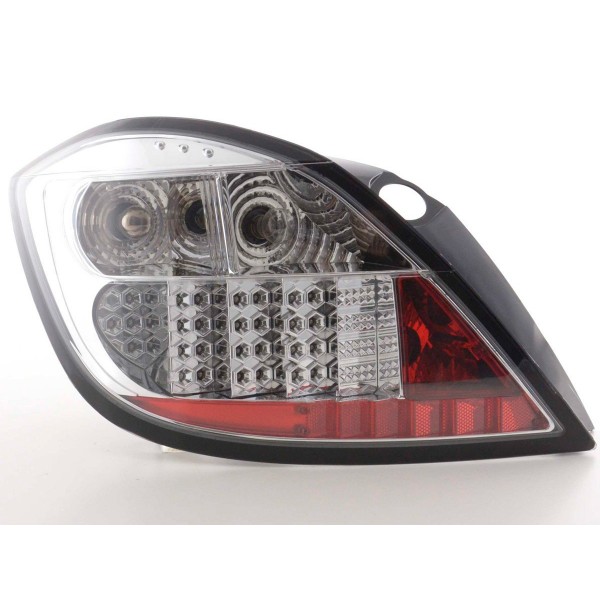 LED taillights set Opel Astra H 5 door 04 chrome