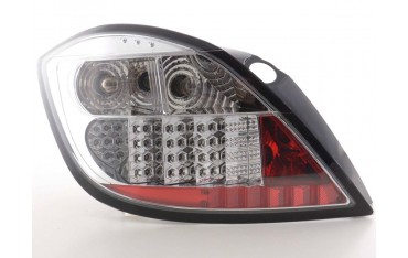 LED taillights set Opel Astra H 5 door 04 chrome