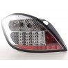 LED taillights set Opel Astra H 5 door 04 chrome
