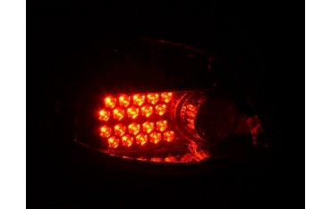 LED taillights set Peugeot 206 3 5 door without convertible 98 05 red