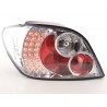 LED taillights set Peugeot 307 01 04 chrome