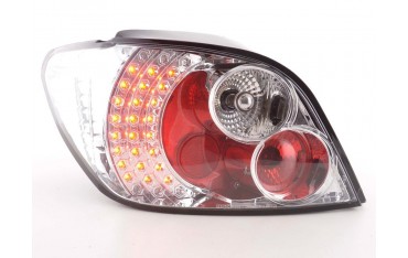 LED taillights set Peugeot 307 01 04 chrome