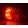 LED taillights set Peugeot 307 01 04 chrome