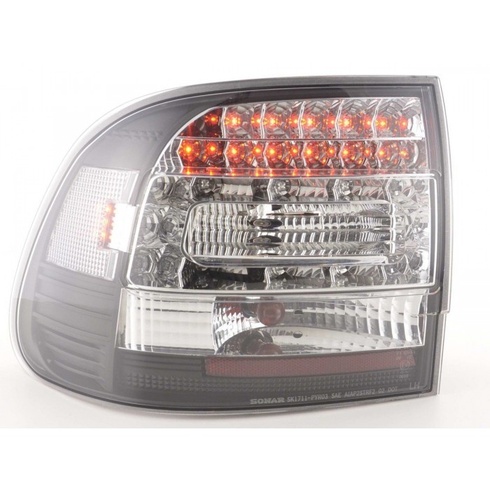 LED taillights set Porsche Cayenne type 955 02 06 black