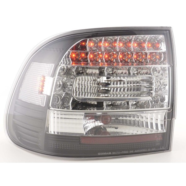 LED taillights set Porsche Cayenne type 955 02 06 black