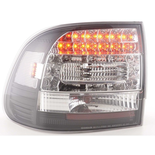 LED taillights set Porsche Cayenne type 955 02 06 black