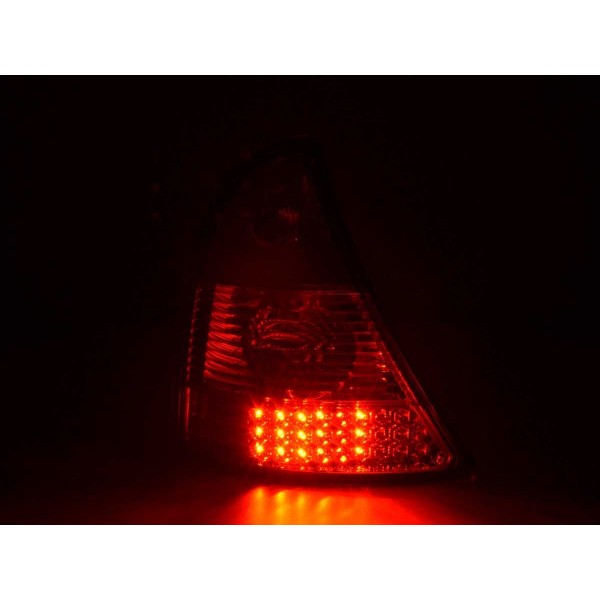 LED taillights set Renault Clio type B 01 04 chrome