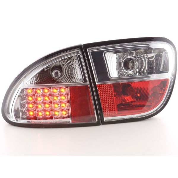 LED taillights set Seat Leon type 1M 1997 2005 chrome