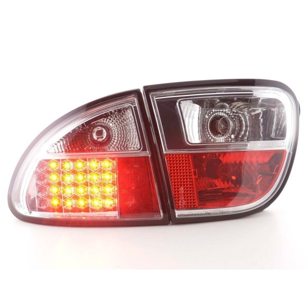 LED taillights set Seat Leon type 1M 1999 2005 chrome