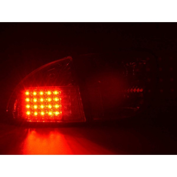 LED taillights set Seat Leon type 1M 1999 2005 chrome