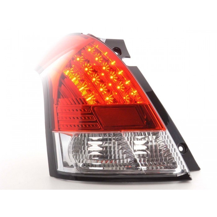 LED taillights set Suzuki Swift type MZ 05 clear red