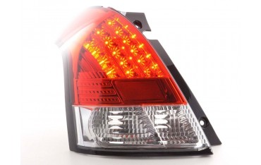 LED taillights set Suzuki Swift type MZ 05 clear red