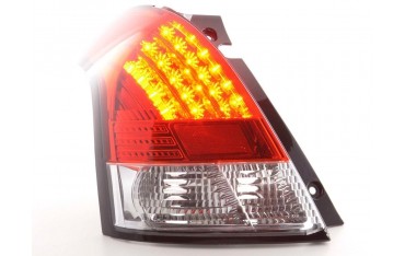LED taillights set Suzuki Swift type MZ 05 clear red