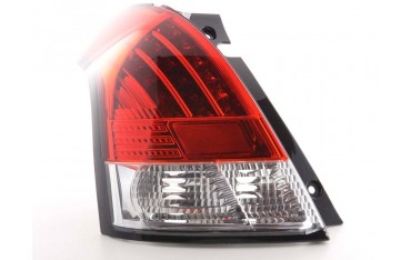 LED taillights set Suzuki Swift type MZ 05 clear red