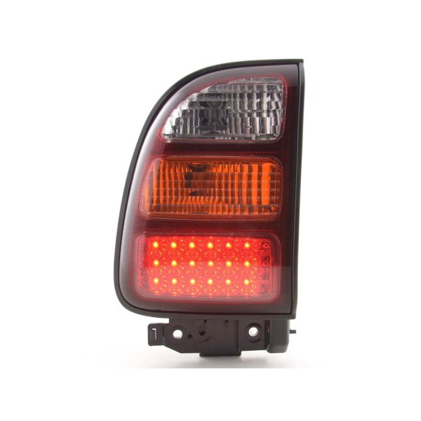 LED taillights set Toyota RAV4 98 00 clear yellow red