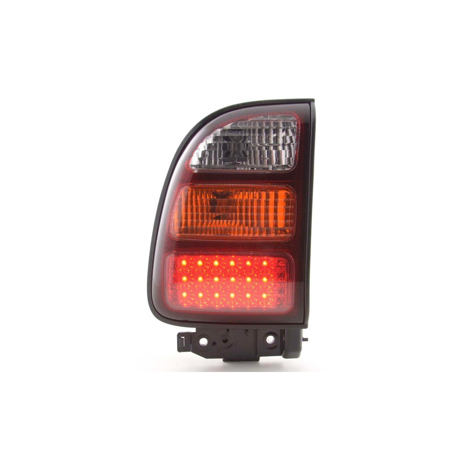 LED taillights set Toyota RAV4 98 00 clear yellow red