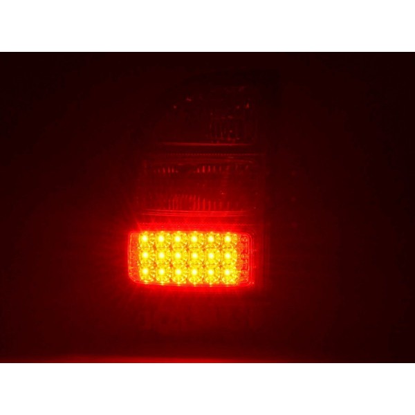 LED taillights set Toyota RAV4 98 00 clear yellow red