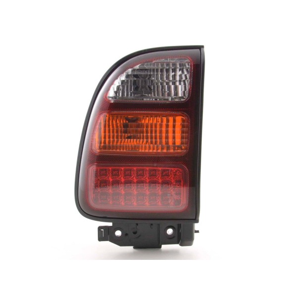 LED taillights set Toyota RAV4 98 00 clear yellow red