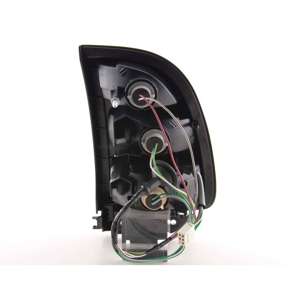 LED taillights set Toyota RAV4 98 00 clear yellow red